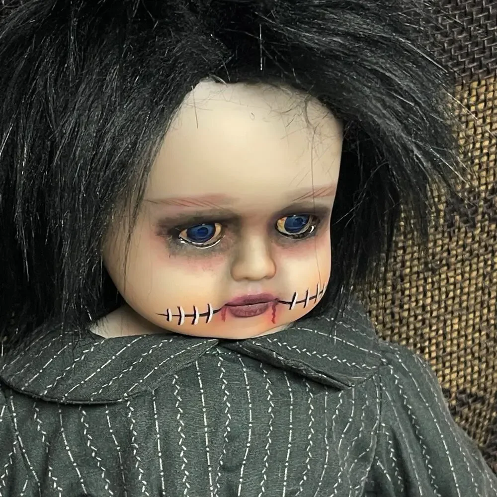 OOAK Creepy Odd 18” Haunting Creepy Spooky Scary Halloween Horror Art Doll